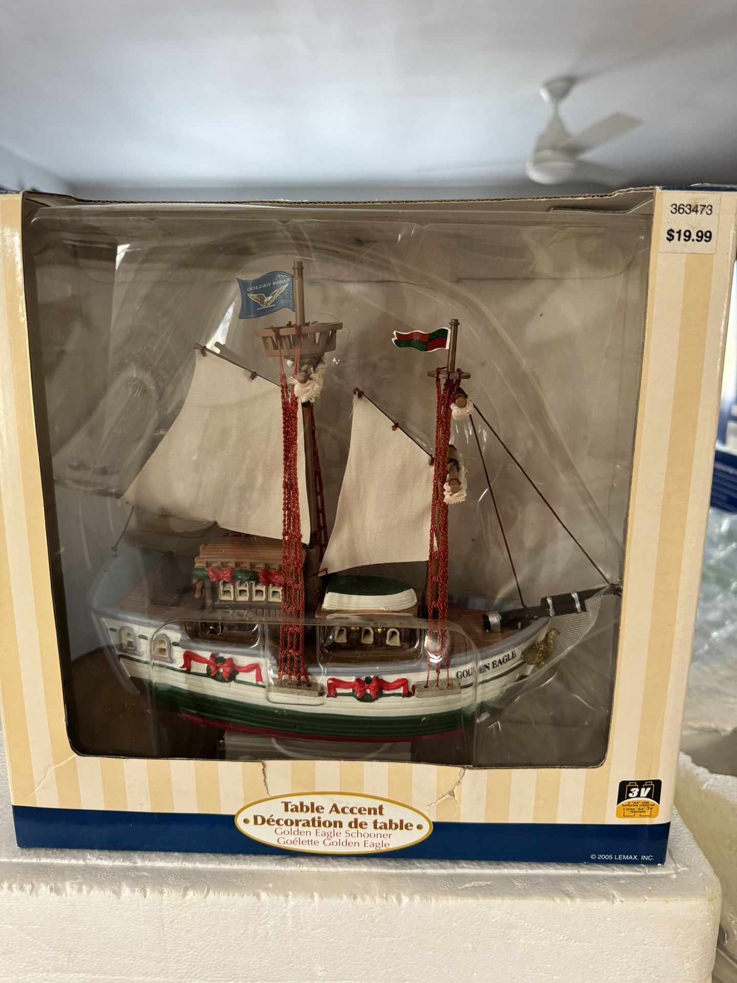 Lemax Golden Eagle Schooner.2005