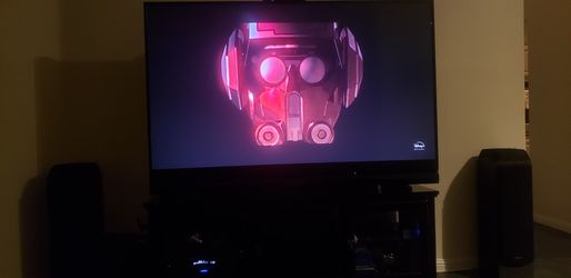 Mitsubishi 73" DLP 3D TV With 3D Glasses And 3D Movies