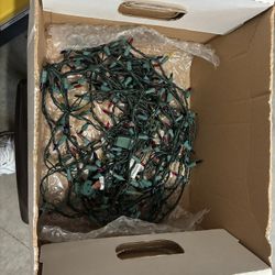7 Christmas Light Strings + 1 New Box 