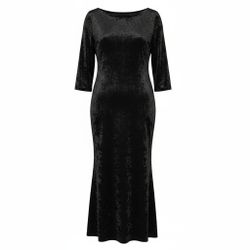 Black Velvet Dress