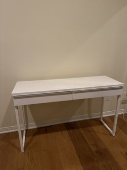 White desk