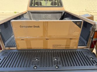 NEW 32” BLACK Office Computer Desk Writing Study Workstation