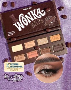 New! Willy Wonka Wonka Bar Eyeshadow Golden Ticket Sheglam Rare Palette Gift 🎁