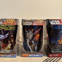 Star Wars 16oz Pint Glasses 