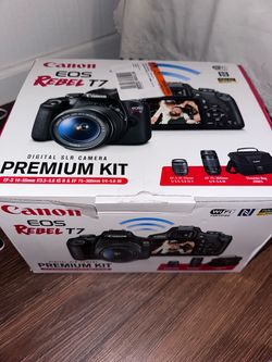 Canon EOS Rebel T7 Premium Kit – Like New, Never Used