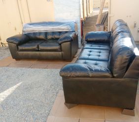 Leather couches