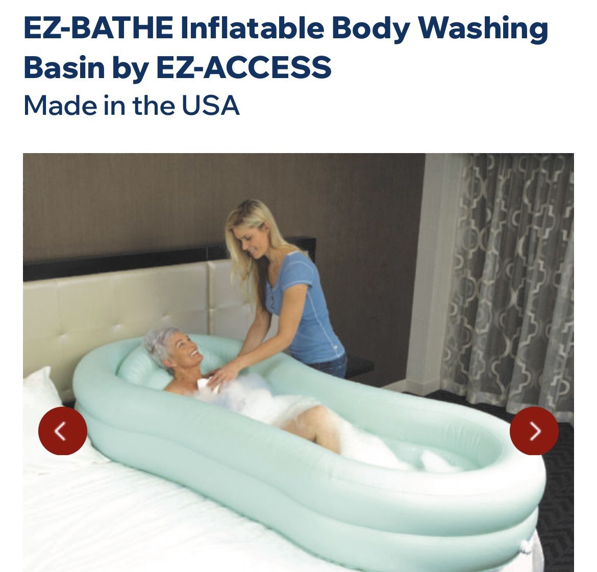 Ez Bed Bath Made In USA