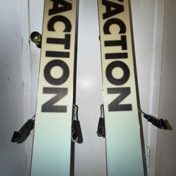 2025 Faction Prodigy 2 Skis (171cm) w/ Salomon Strive 14 GW Bindings - $600
