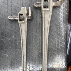 Westward Offset Aluminum Pipe Wrench’s