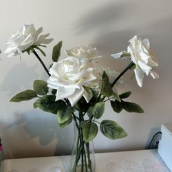 Artificial Flower With Vase For Decoration