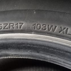 2 Tires 235 55 17
