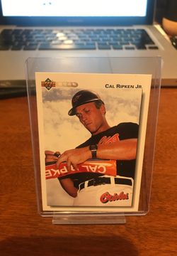 1992 Upperdeck Cal Ripken Jr Baseball card Baltimore Orioles