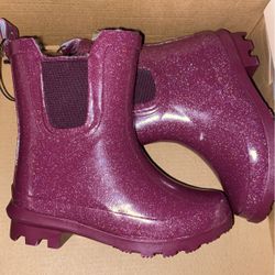 Rain Boots With Fleece Lining