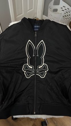 PSYCHO BUNNY ZIP UP HOODIE