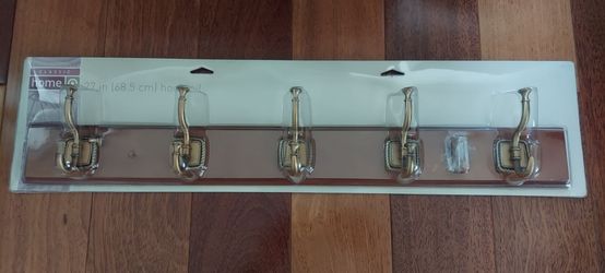 Classic Home 27-Inch 5-Hook Rail
