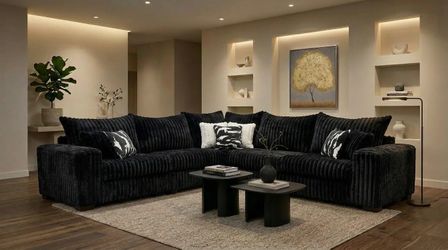 Noha Black Sectional 🚛🤓❤️📍🚛🔥
