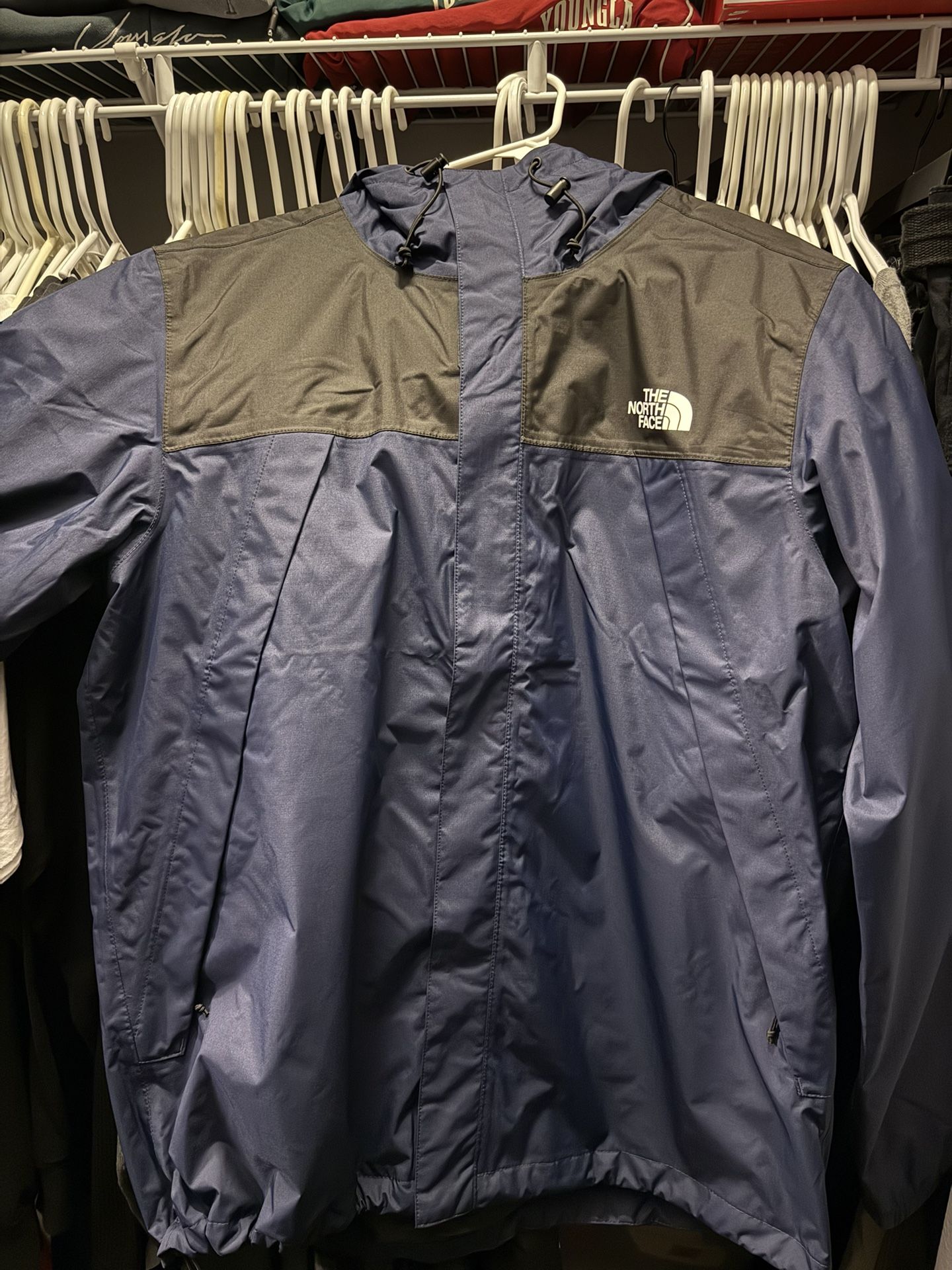 Men’s The North Face Antora Rain Jacket Summit Navy/Black
