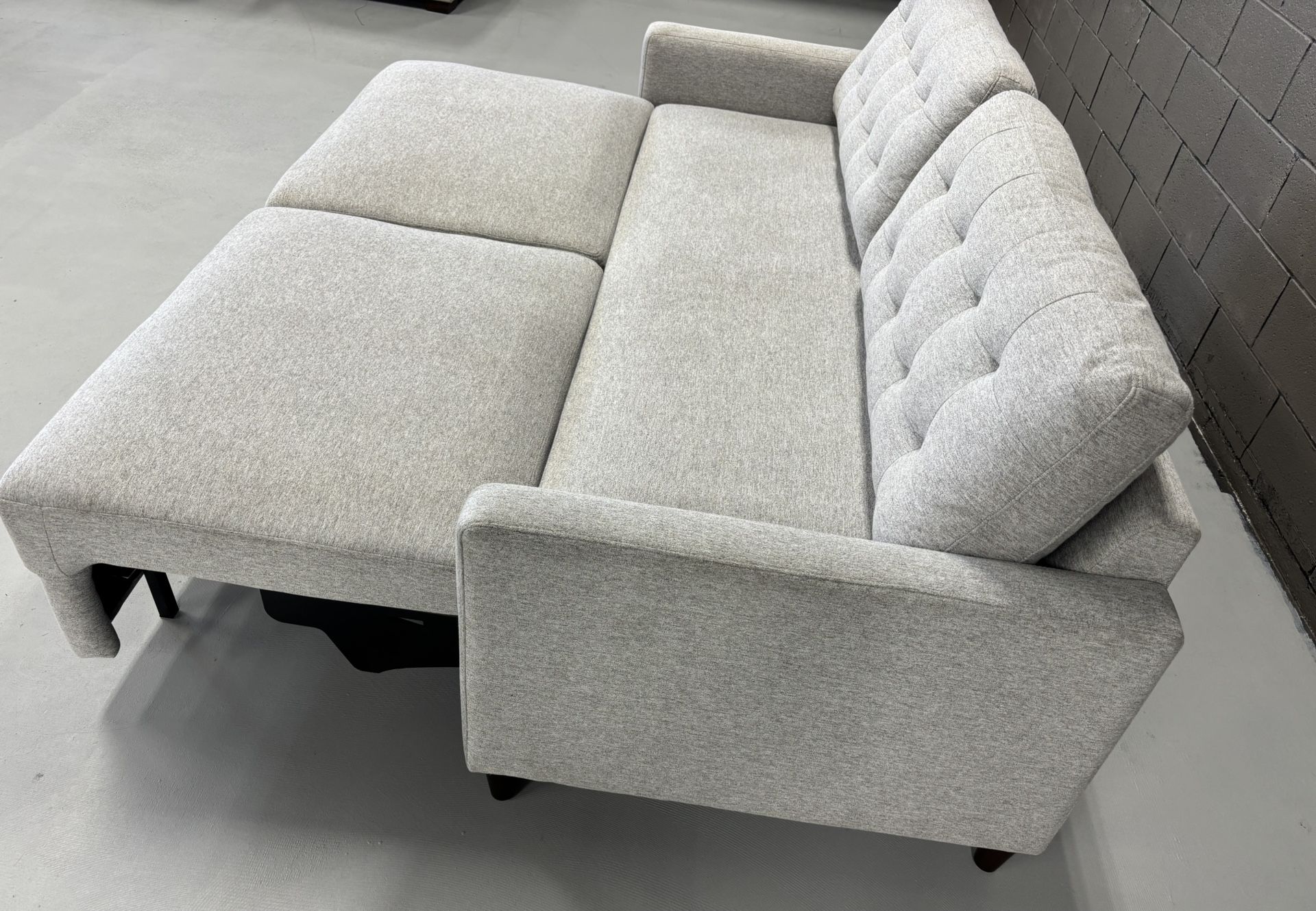 Grey Costco Thomasville Ella Pull Out Sleeper Sofa Couch