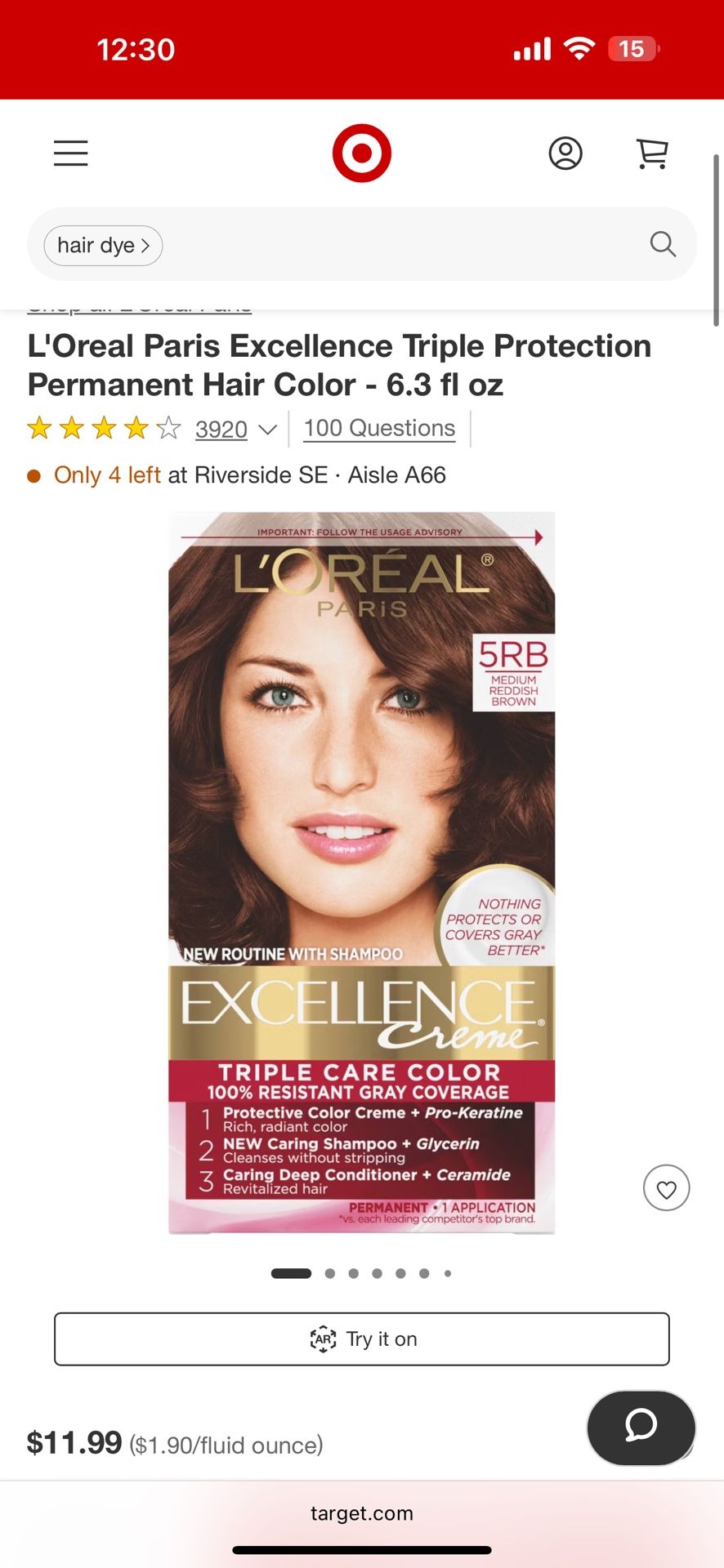 L’Oréal Excellence Creme Color