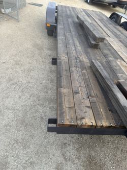 22’ Flat Bed Utility Trailer