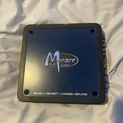 Menace audio 1000 watt amplifier 2 channel