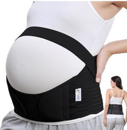 Brand New (Size: Small) NeoTech Care Maternity Pregnancy Support Maternity Belt, Waist/Back/Abdomen Band, Belly Brace (Black Color)