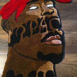 Custom Hand Made Tupac Rug