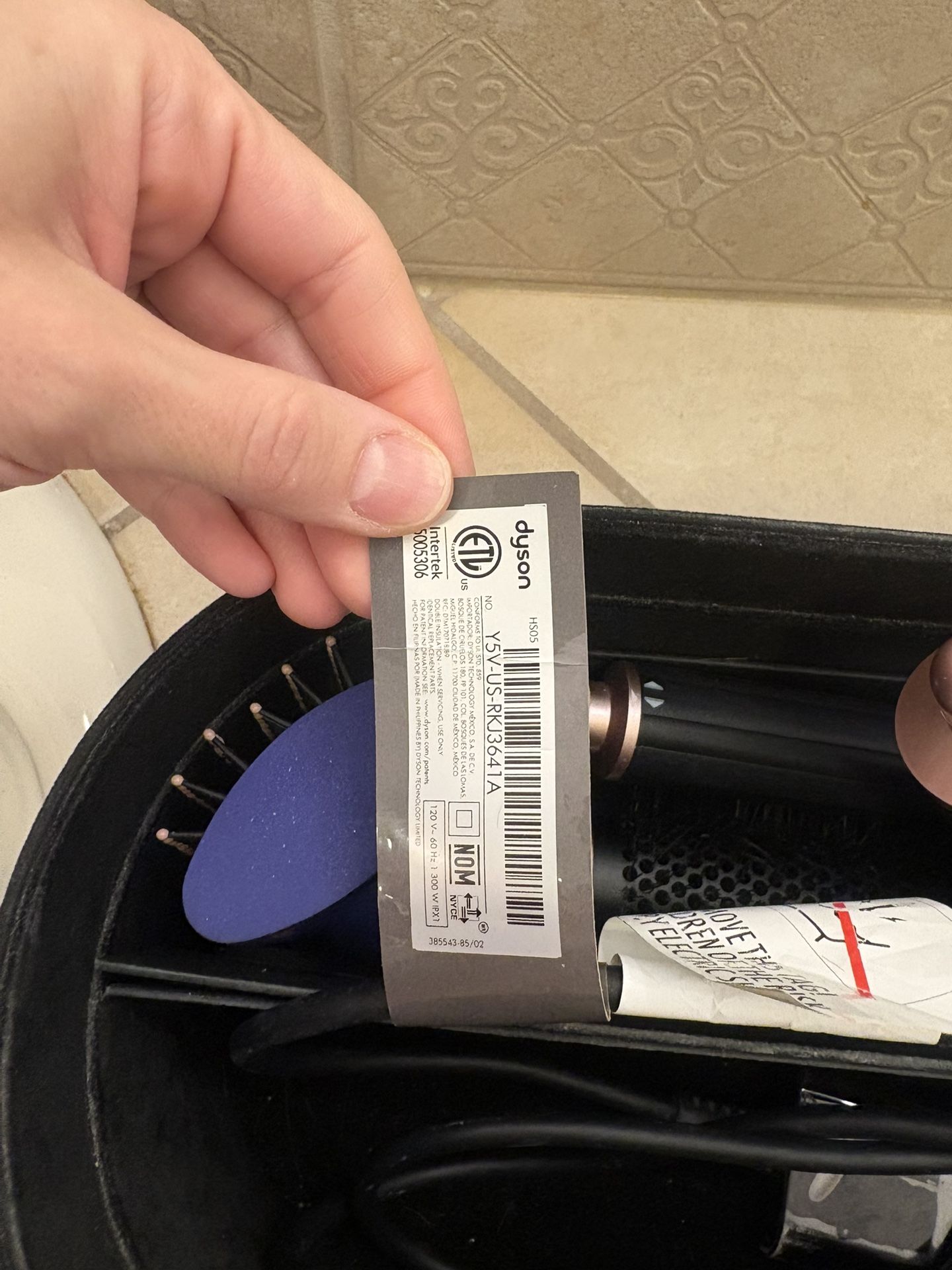 Dyson Airwrap Prussian Blue 