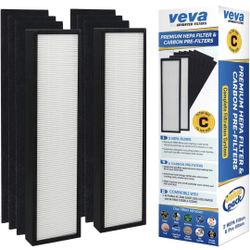 Filters, new box.  Veva Premium Hepa Filters And Carbón Pre-Filters