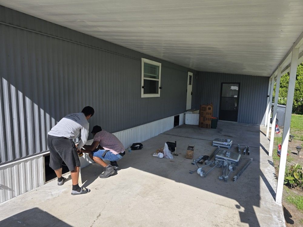 Tie Downs And Mobile Home Stabilizer For Hurricane Season