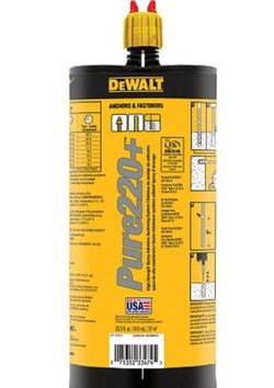DEWALT Pure220+ Anchoring Adhesive 20.5 oz