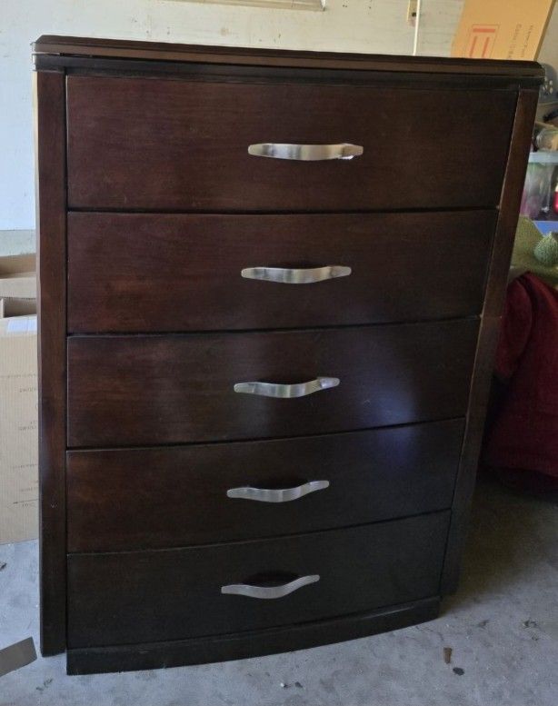 Mahogany- Lift Top- 5 Drawer Chest- Moving MUST GO!