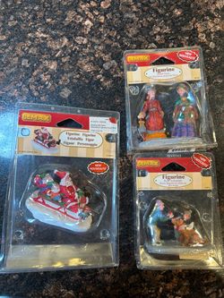Lemax Christmas Figures - Santa, Victorian Ladies, Dog themes