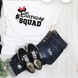 Mom Birthday Squad Shirt 