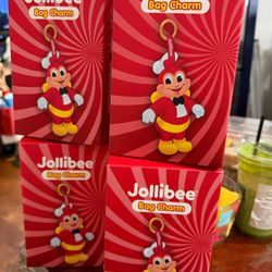 JOLLIBEE BAG CHARM PENDANT KEYCHAIN PHILIPPINES EXCLUSIVE ON HAND 