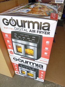 New Gourmia 8qt digital air fryer