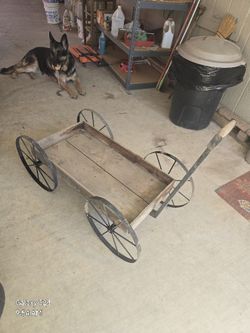 Garden Decoration Cart.