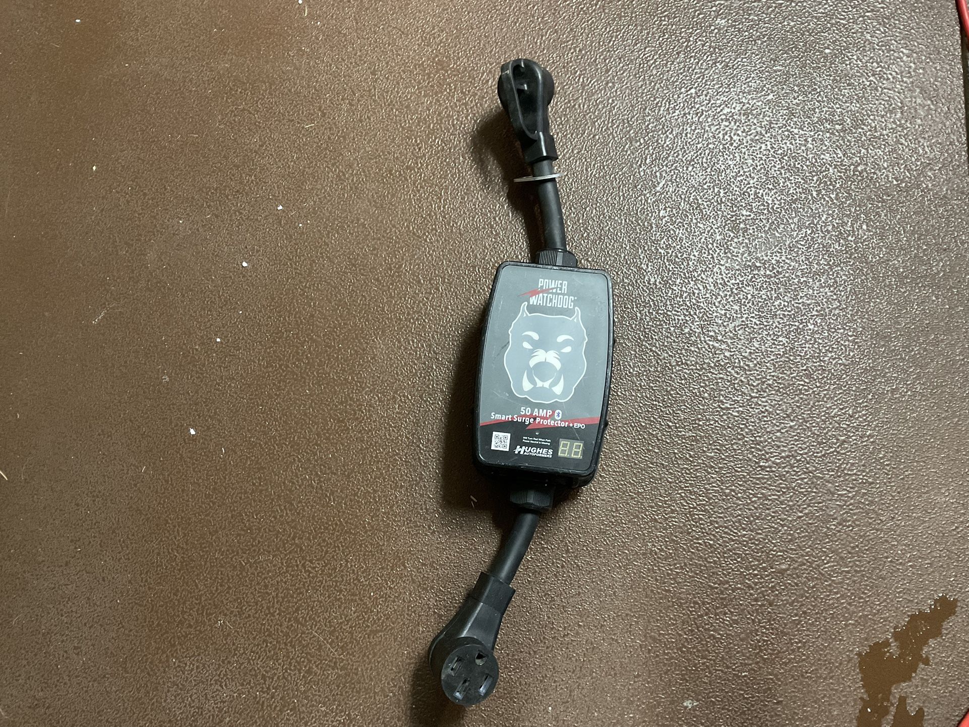 RV 50 AMP Smart Surge Protector Hughes PWD50-EPO 