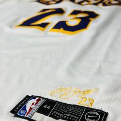 2018-19 Authentic LeBron James Jersey (signed) 