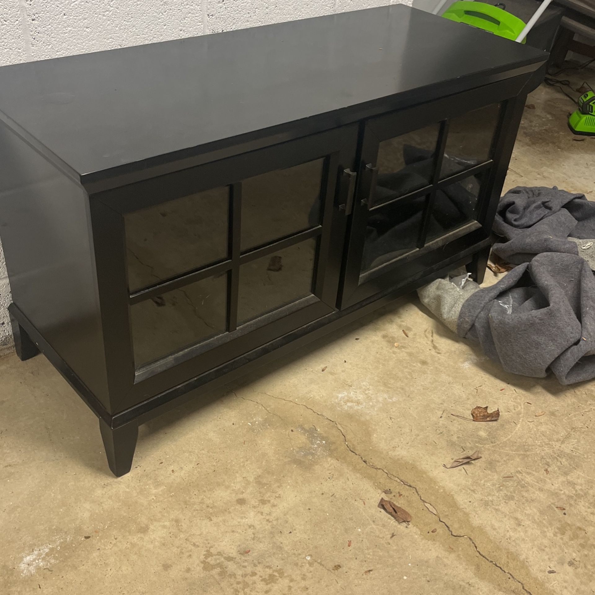 Crate & Barrel Black Tv Console