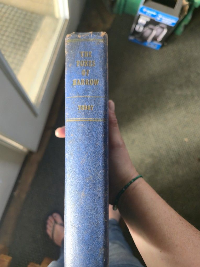 The Foxes Of Yarrow By Frank Yerby First Edition Print 1946