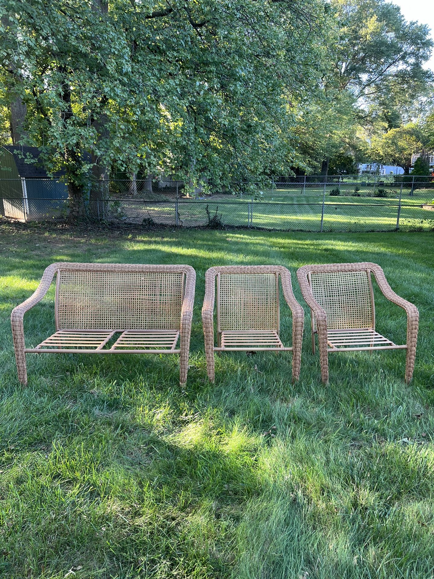 3 Piece Wicker Set - Indoor