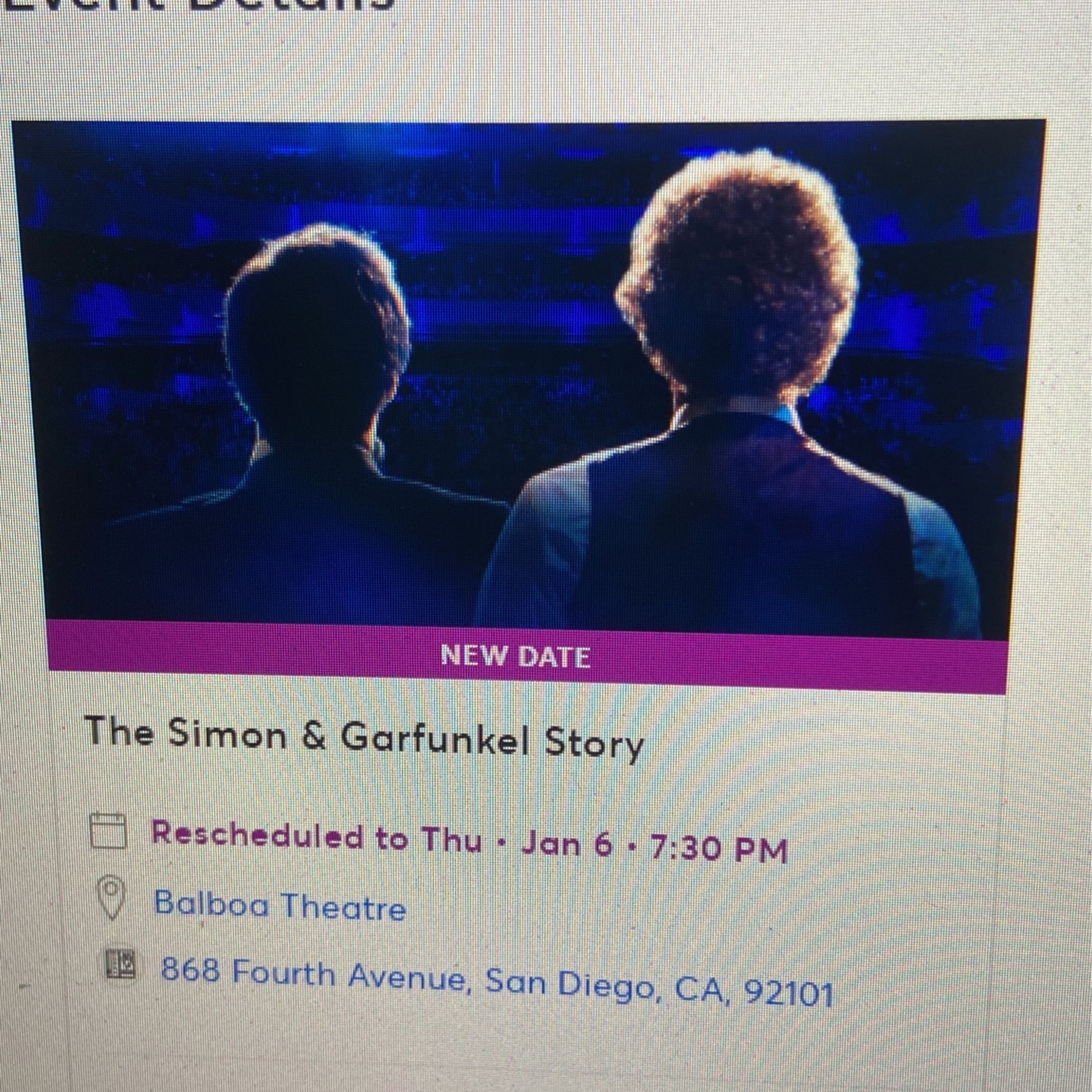 The Simon Garfunkel Story San Diego