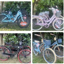 26 NEW BEACH CRUISER  $159 EACH $300 BOTH