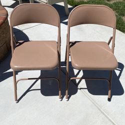 Folding Chairs-Metal-6 pcs