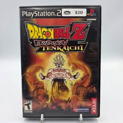 Dragon Ball Z: Budokai Tenkaichi (Sony PlayStation 2, 2005) No Manual Tested!