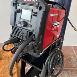 Lincoln Electric Tig MiG Welder  Power Mig 210 w/ Argon Tank & Extras 