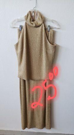 Gold Evening Outfit