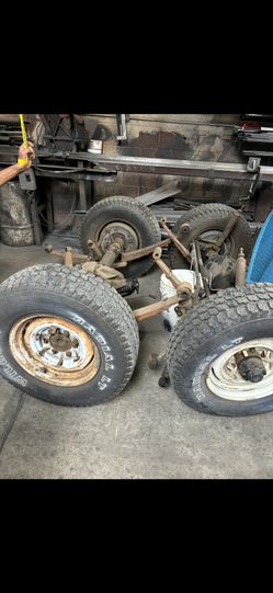 1974 Land Cruiser Rear And Front Axle