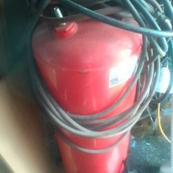Red  Air compressor